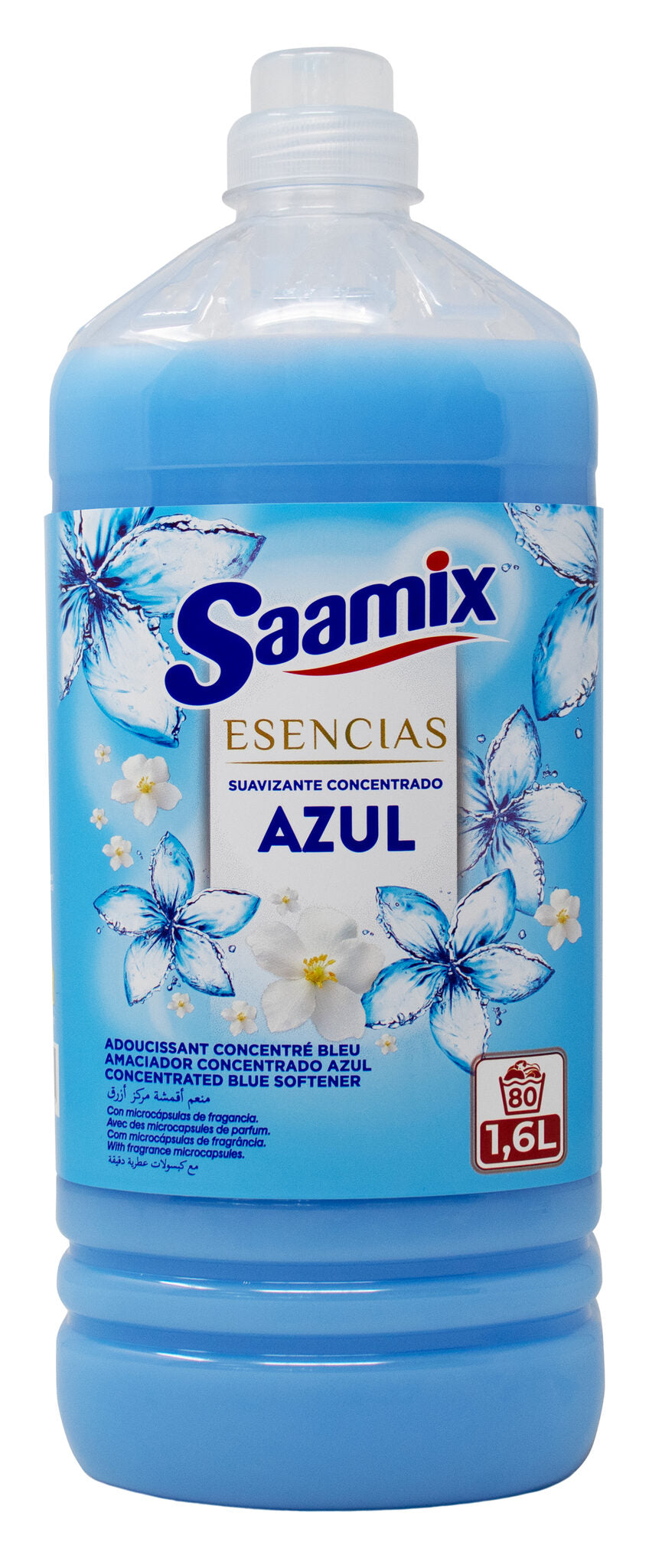 Suavizante concentrado azul Saamix 80d