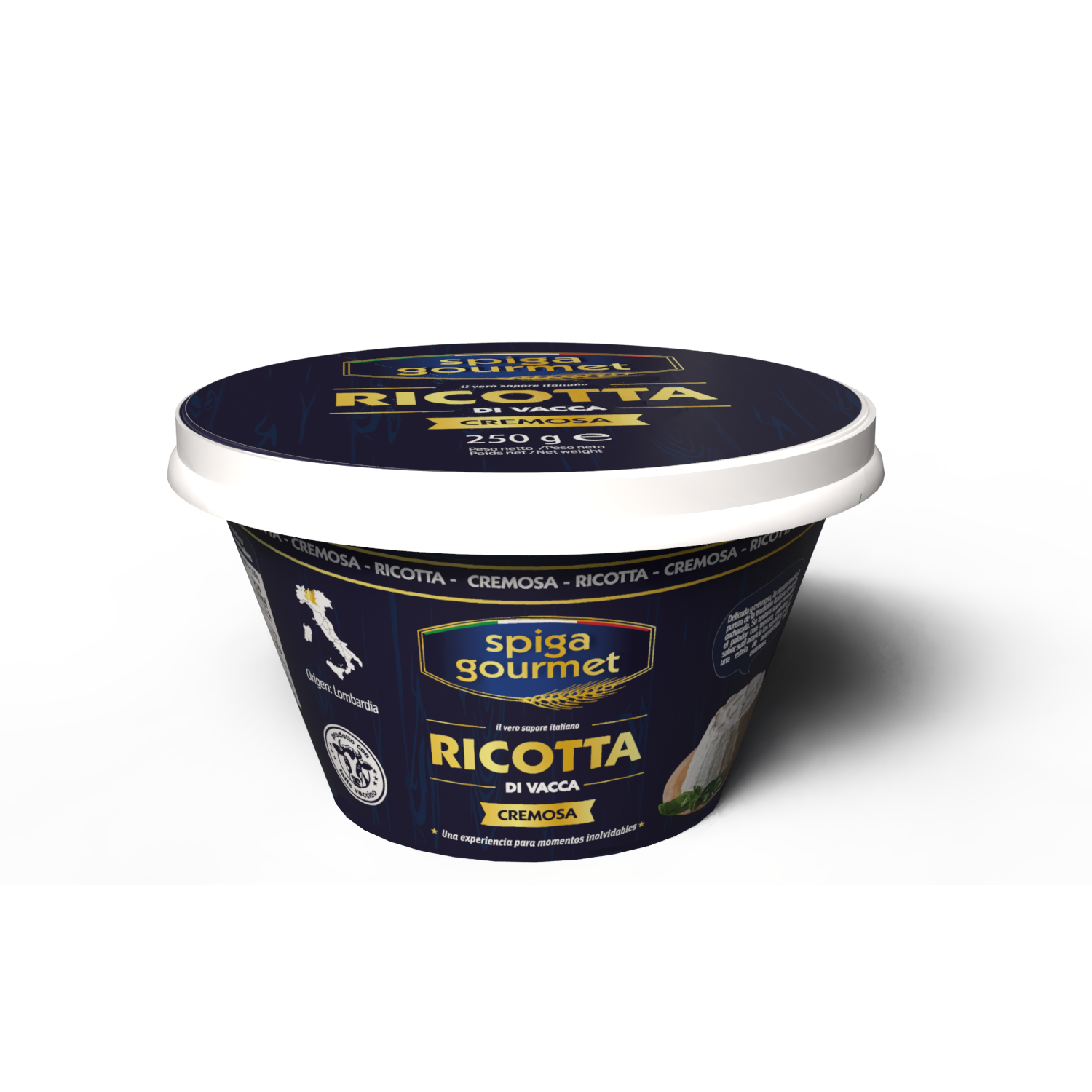 Ricotta vaschetta Spiga gourmet 250g