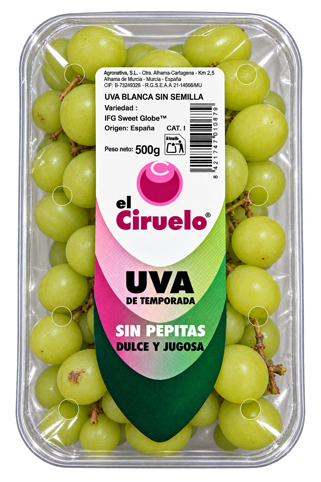 Uva blanca sin pepita 500g