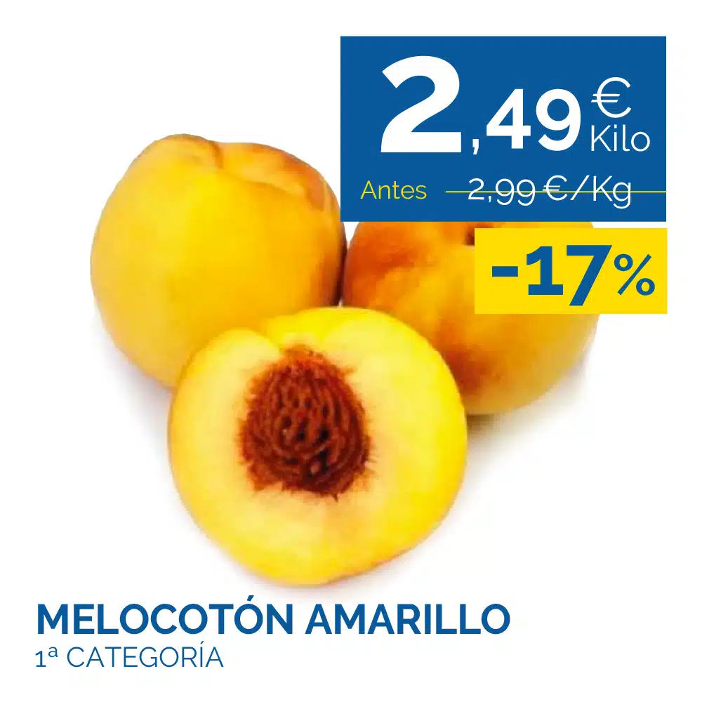 Melocotón Amarillo en Oferta en tu Compra Online